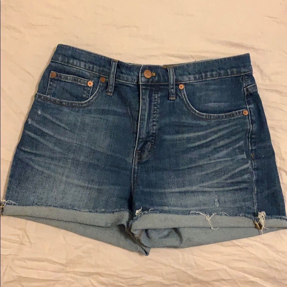 Madewell High-Waisted Jean Shorts